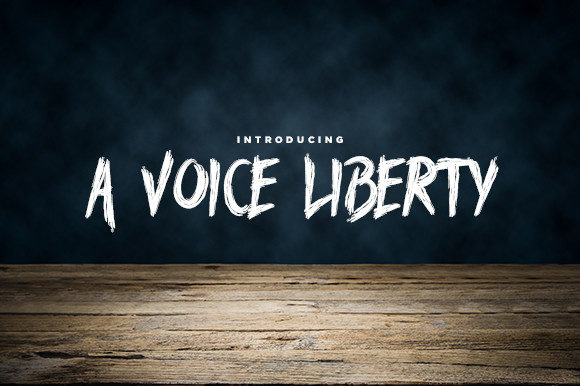 A Voice Liberty Font