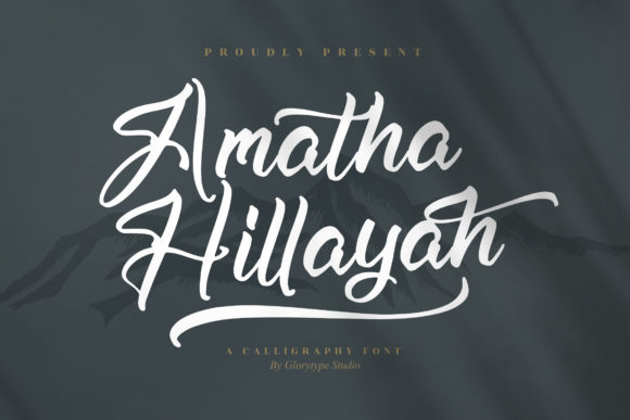 Amatha Hillayah Font for Editorial Design