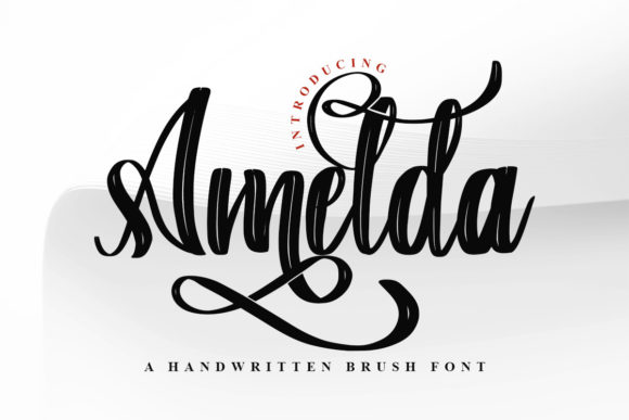 Amelda: A Handwritten Font for Editorial Design