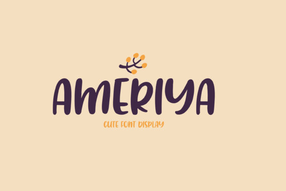 Ameriya: Playful Display Font for Crafters