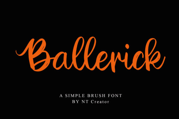 Ballerick: A Timeless Handwritten Font