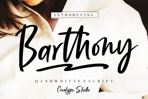 Barthony: A Whimsical Font for Business Branding