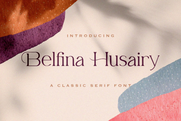 Belfina Husairy: A Serif Font for Editorial Elegance
