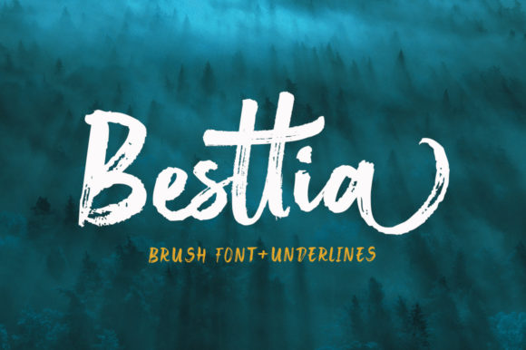 Besttia: A Flowing Handwritten Font for Creative Projects