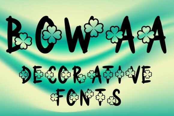 Bowaa: A Decorative Font for Creative Web Design