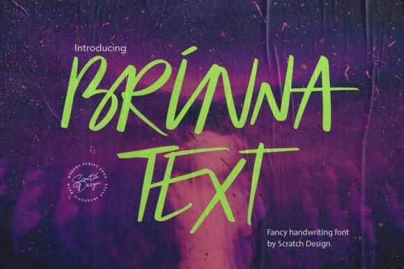 Brinna Text Review: A Handwritten Script for Real Projects