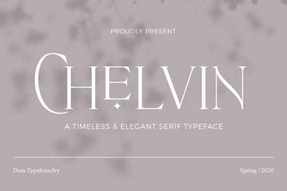 Chelvin: A Serif Font for Polished Branding