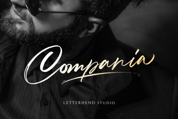 Compania: A Delicate Script Font
