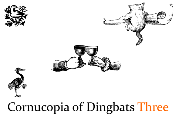 Cornucopia of Dingbats Three: A Font for Creative Play