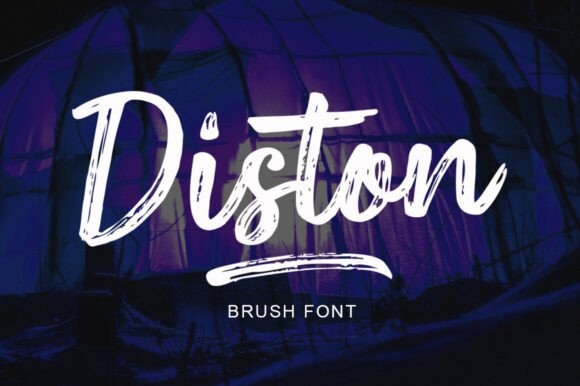 Diston Brush: A Handwritten Font for Elegant Design