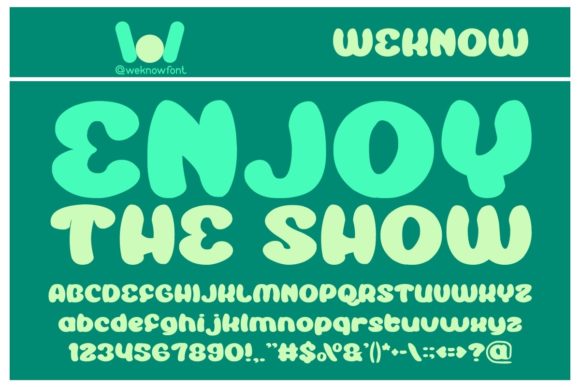 Enjoy the Show Font for Business
