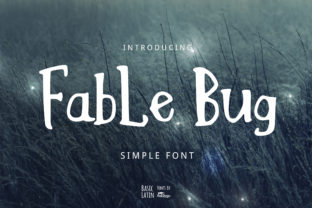 Fable Bug: A Serif Font for Fairytale Crafts