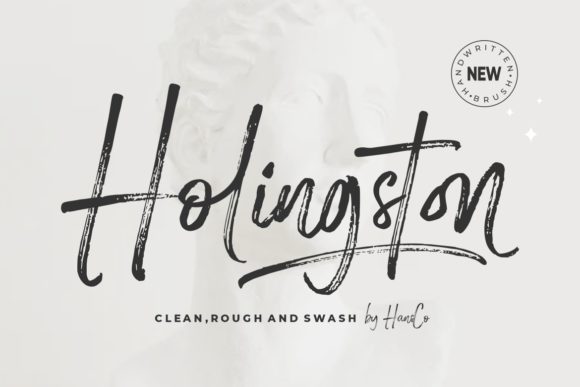 Holingston: A Trendy Handwritten Font