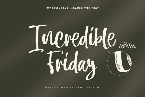 Incredible Friday Font for Business