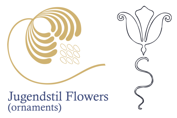 Jugendstil Flowers Font