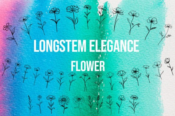 Long Stem Elegance Font