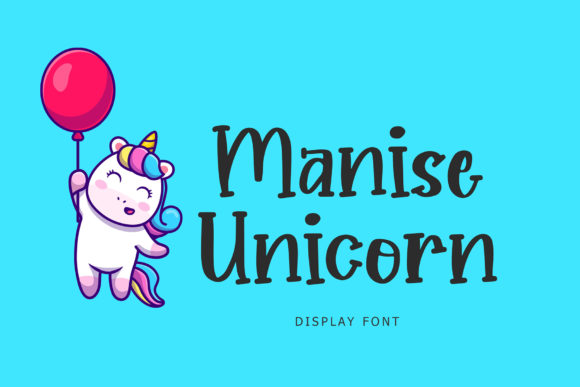 Manise Unicorn: A Playful Serif Font