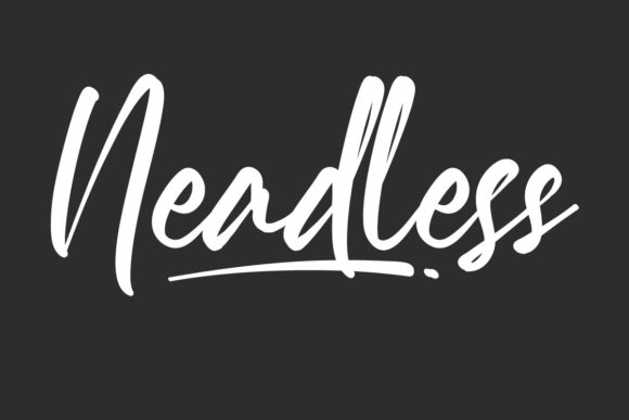 Neadless: A Handwritten Font for Makers