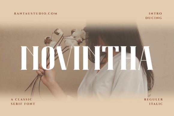 Novintha: A Classic Serif Font for Digital Marketing
