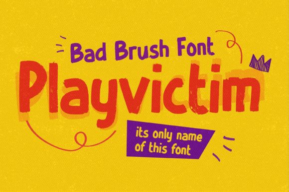 Playvictim: A Bold Display Font for Web Design