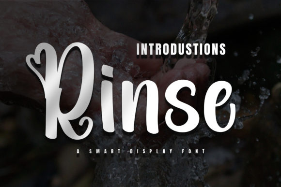 Rinse: A Stylish Handwritten Font
