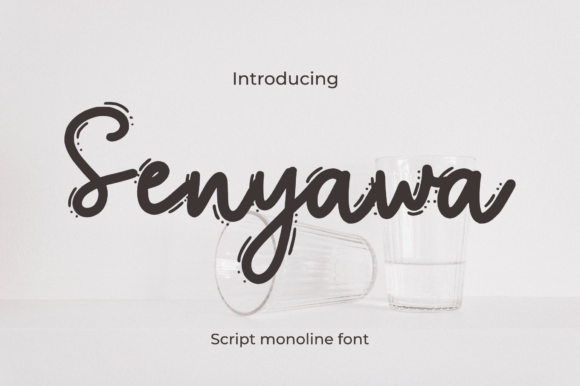 Senyawa: A Quirky Handwritten Font for Creative Projects