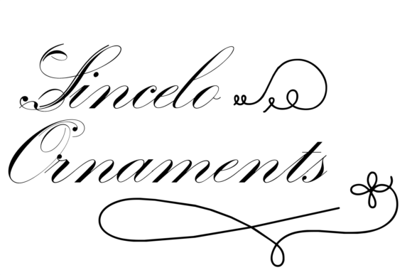 Sincelo Ornaments: A Font for Digital Creativity