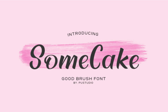 Some Cake Font: Elegant Script for Editorial Design